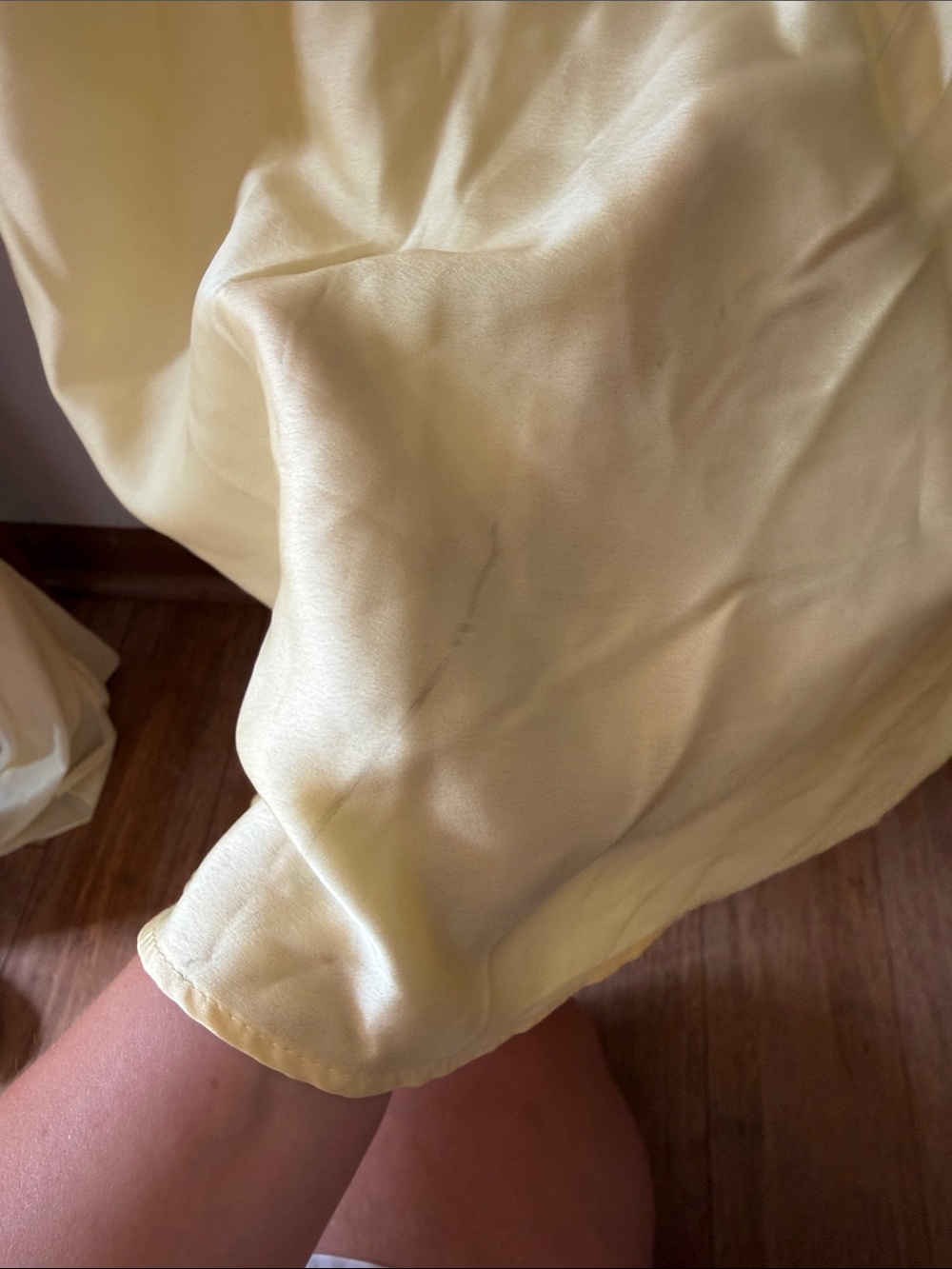 Show Me Your MuMu Strapless Yellow Maxi Dress with Neck Sash - Picture 8 of 10